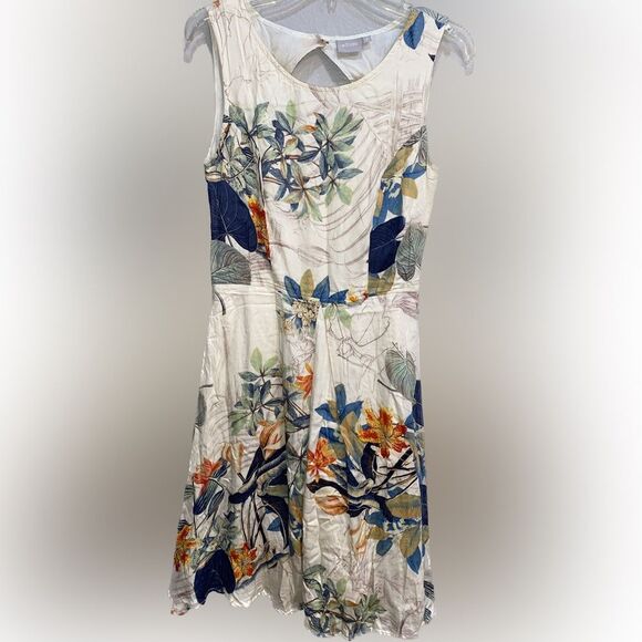 Eshakti Floral Sleeveless Midi Dress Size S - Picture 2 of 5